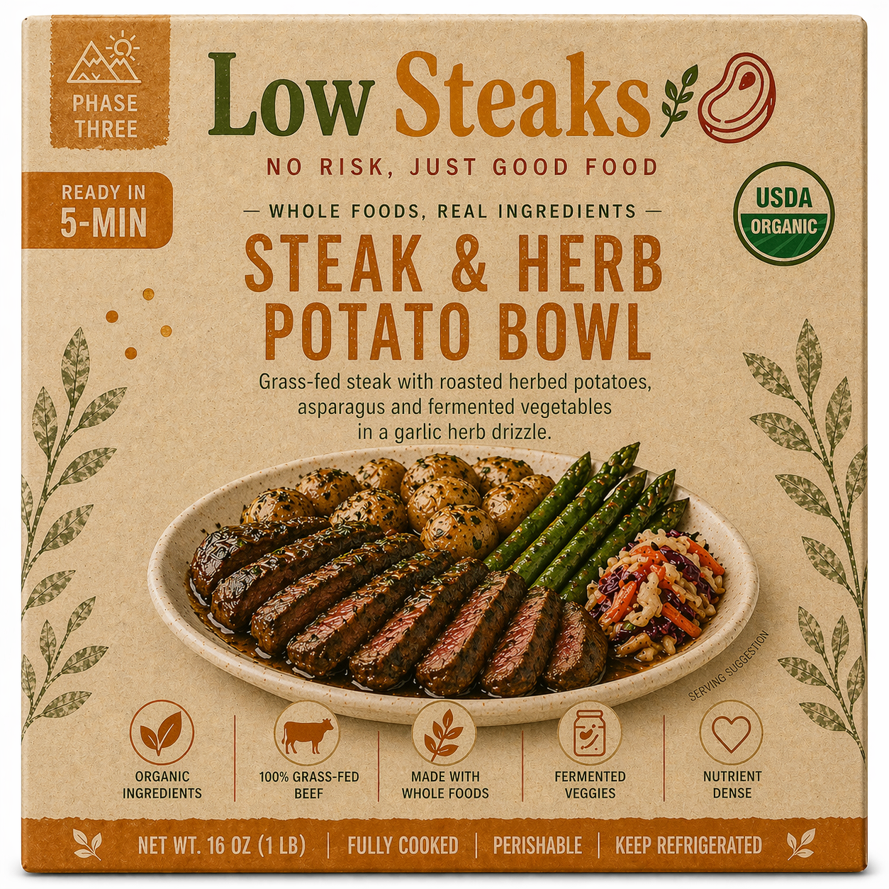 Low Steaks FORTIFY package